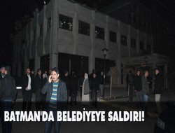 Batman belediye binasına silahlı saldırı