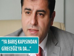 Demirtaş'tan Barış Kapısı Vurgusu