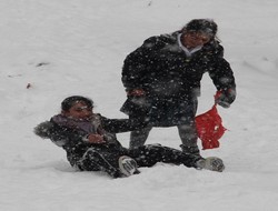 Hakkari'de kar yağışı yeniden başladı