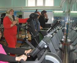 SPOR KOMPLEKSİNE BAYAN İLGİSİ