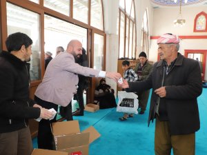 Hakkari'de depremzedeler için Mevlid-i Şerif okutuldu