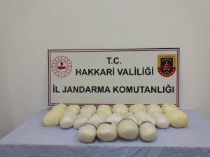 Şemdinli'de 23 kilo uyuşturucu ele geçirildi