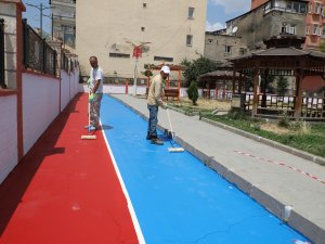 Hakkari'nin en büyük parkı onarılıyor