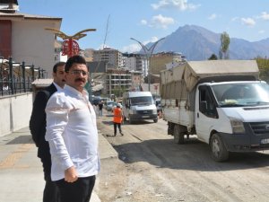 Mahmutoğlu, entteki hizmet alanlarını denetledi