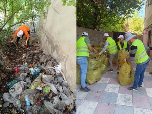 Hakkari’de bina boşluğunda 1,5 ton çıkartıldı