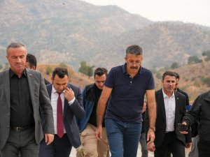 Vali Çelik, Irak sınırında incelemelerde bulundu