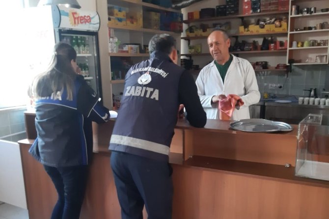 Hakkari zabıtasında kantinlere sıkı denetim