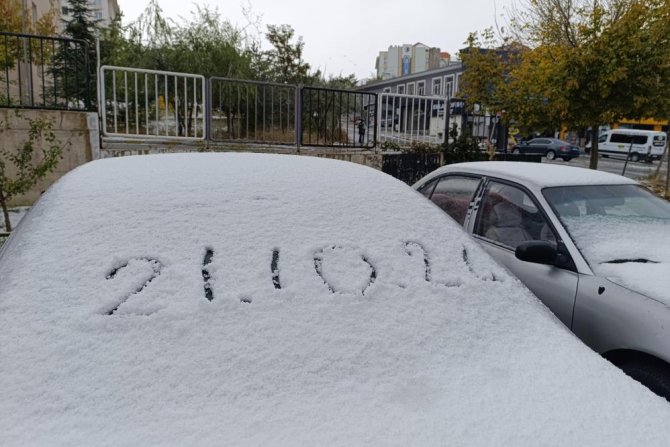 Van merkezi beyaza büründü