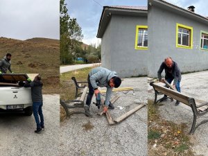 Belediye desteğiyle okul bankları yenilendi