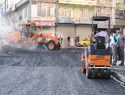 Hakkari'de ilginç yol çalışması