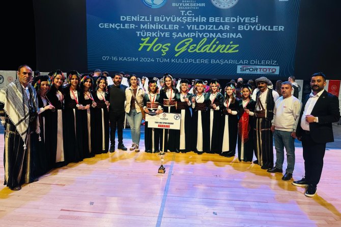 Hakkari Terslale kulübü Türkiye 2'ncisi oldu