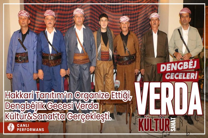 Hakkari'de dengbejler gecesi düzenlendi