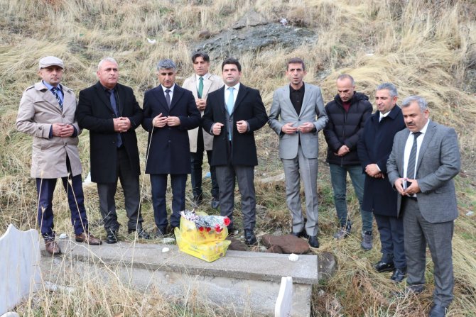 Hakkari MEM vefat eden öğretmenleri unutmadı