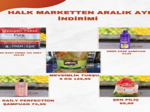 Halk Market'ten Aralık Ayı İndirimi