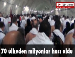 70 ülkeden milyonlar hacı oldu