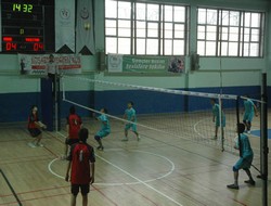 Hakkari'de voleybol turnuvası