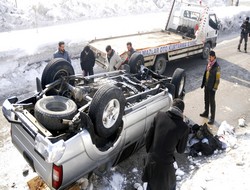 Trafik kazası 3 yaralı