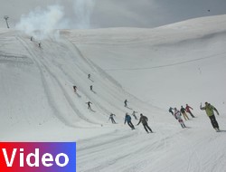 Hakkari'de kar festivali