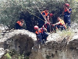 AFAD tatbikatı göz kamaştırdı...