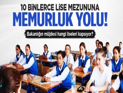 Sağlık Meslek Lisesi mezunlarına kadro geliyor