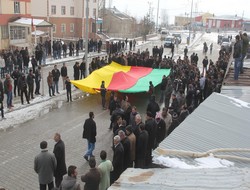 Van başkale'de protesto