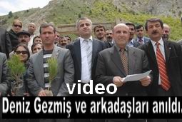 DAR AĞACINDAKİ 3 FİDAN ANILDI