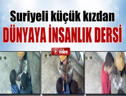 Suriyeli küçük kız yürek burktu