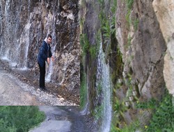 Durankaya şelalesi bu hale geldi