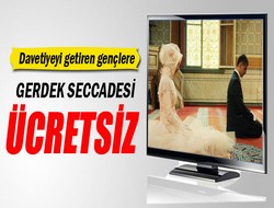 Gerdek gecesine ücretsiz seccade,,