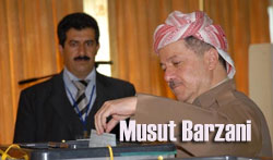 Kürdistan Bölge Başkanı oy kullandı