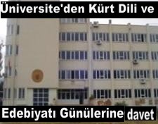 KÜRT DİLİ VE EDEBİYATI GÜNLERİ...