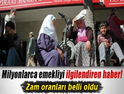 Emeklinin alacağı zam