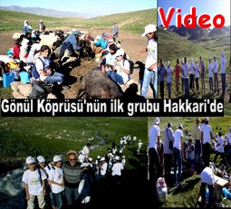 GÖNÜL KÖPRÜSÜ GRUBU HAKKARİ`DE