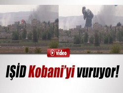 Kobani'de bombalar böyle patladı