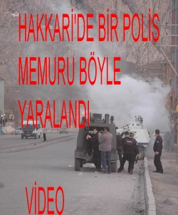 POLİS MEMURU BÖYLE YARALANDI