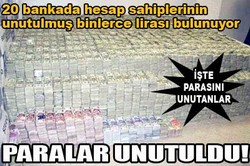 PARALAR UNUTULDU