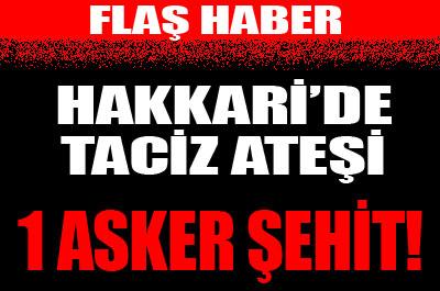 ŞEMDİNLİDE ÇATIŞMA 1 ASKER ŞEHİT