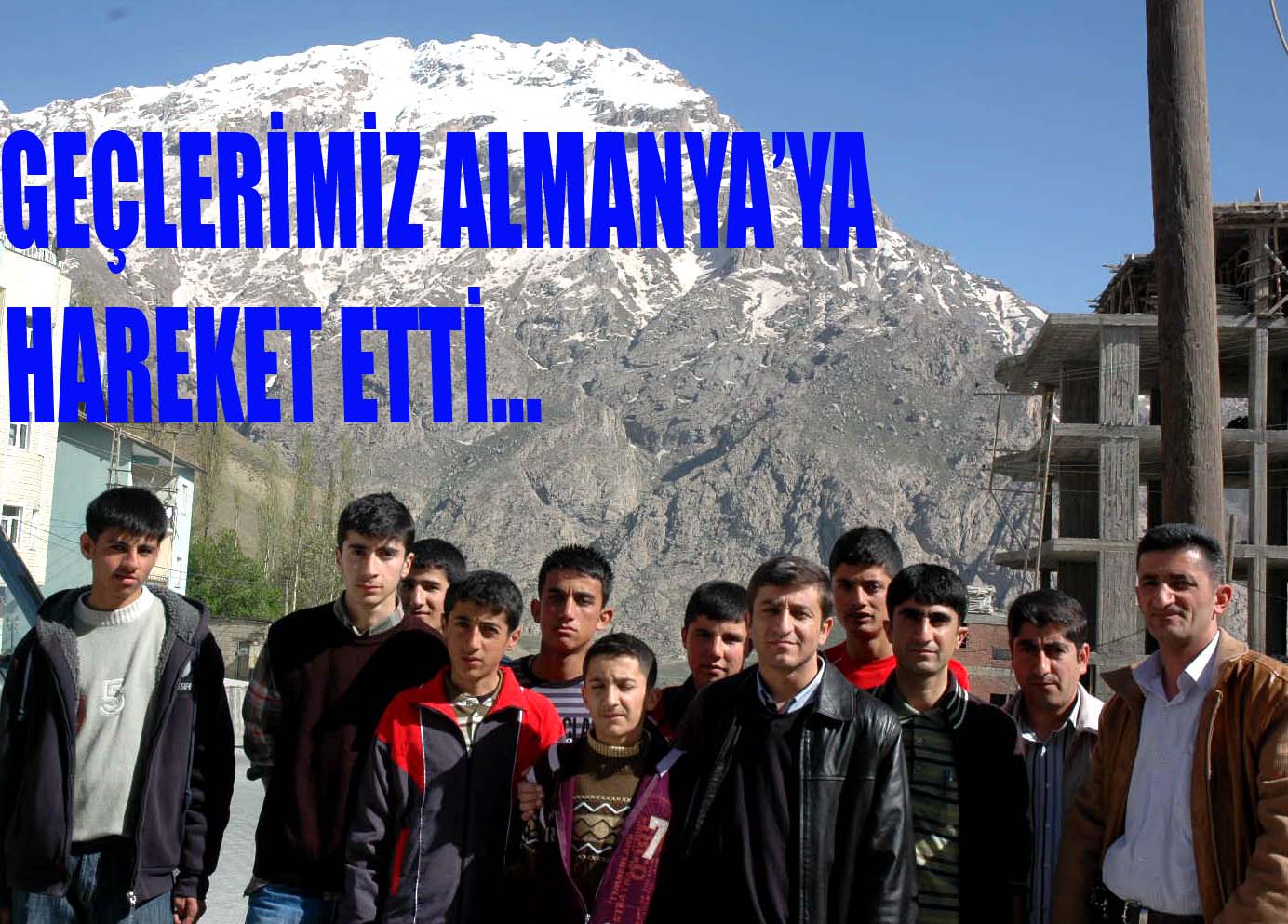 GENÇLERİMİZ ALMANYA'YA HAREKET ETTİ