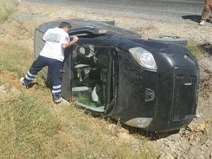 Hakkari'de trafik kazası 1 yaralı