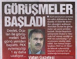 Öcalan'la görüşme salı günü