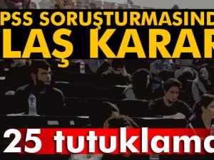 2010 KPSS soruşturmasında 25 tutuklama