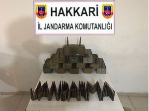 Hakkari kırsalında mühimmat ele geçirildi!