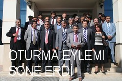 OTURMA EYLEMİ SONE ERDİ