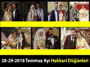 28-29-2018 Temmuz Hakkari Düğünleri