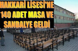 LİSESİYE 10 YIL SONRA MALZEME GELDİ