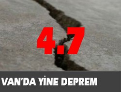 Van'da yine deprem oldu