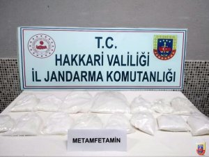 7 kilo metamfetamin ele geçirildi