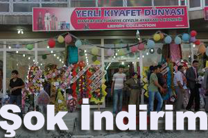 KIYAFET DÜNYASINDA ŞOK İNDİRİMLER