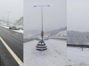 Ankara'ya yılın ilk karı düştü.