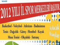 Spor merkezi kayıtları başlıyor